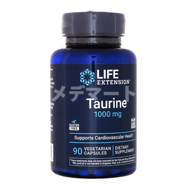 タウリン「LifeExtension」 1000mg