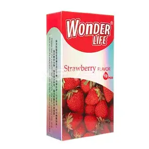 ワンダーライフ・ストロベリーフレーバーコンドーム 商品画像